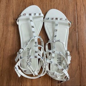 Spike/Rhinestone Sandals